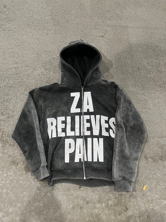 Za relieves (Grey) Zip up